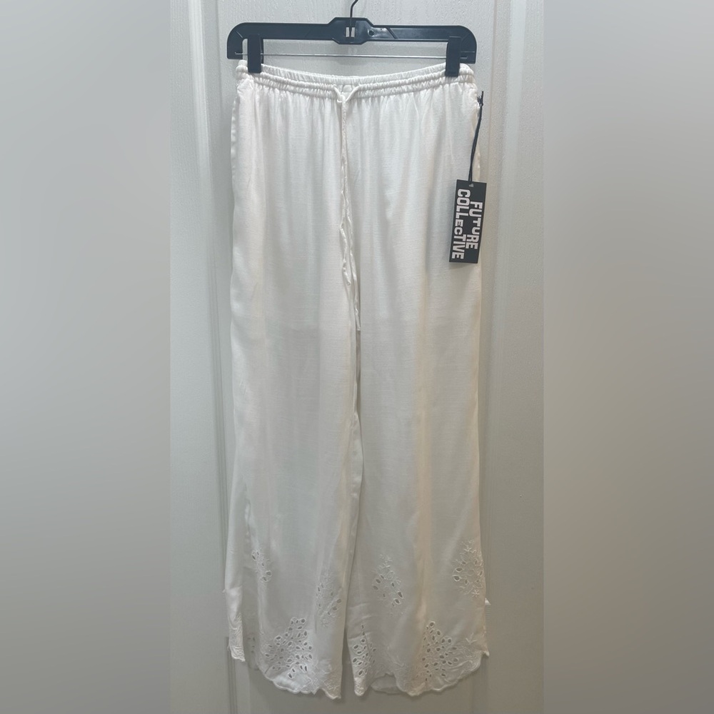 NWT Future Collective Wide Leg Pants